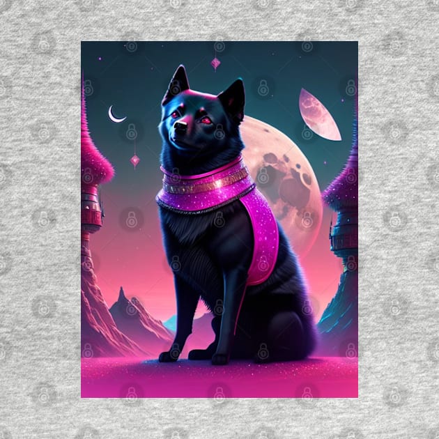 Glowy Schipperke by Enchanted Reverie